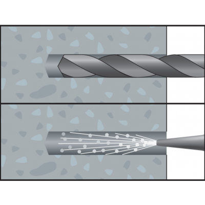 wkręt do betonu BTS E 6x35 z gwintem zewnętrznym M6 /opk=150szt./ 9ZG635M6BTSE CELO (9ZG635M6BTSE)